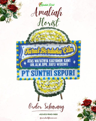 Papan Bunga Duka di Mandah