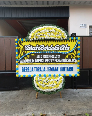 Papan Bunga Duka di Mandah