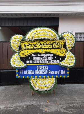 Papan Bunga Duka di Mandah