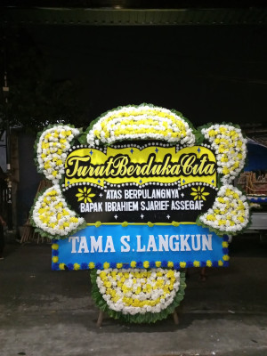 Papan Bunga Duka di Mandah