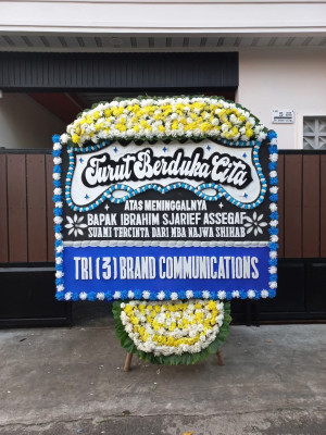 Papan Bunga Duka di Mandah